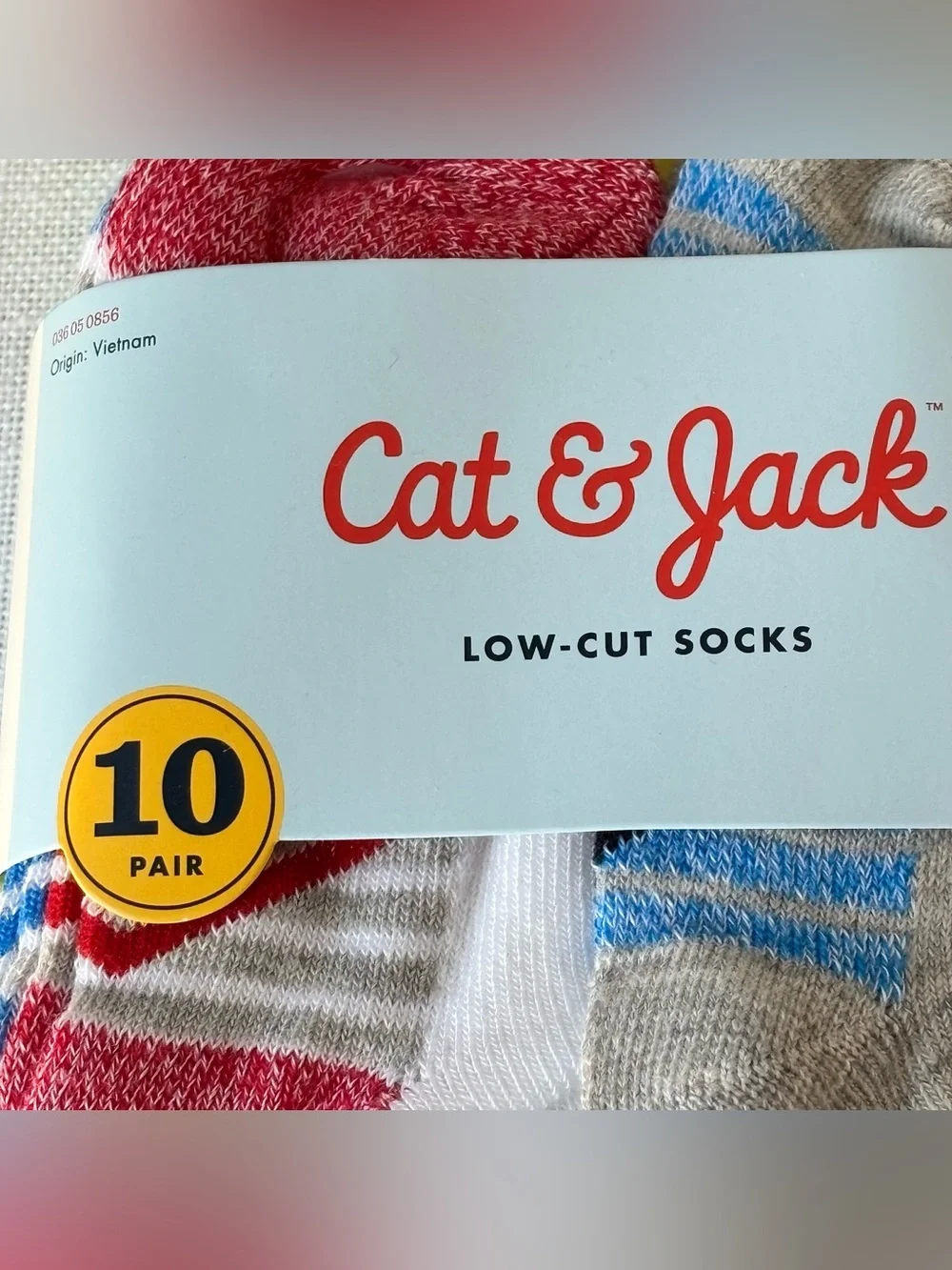 Set 2 Cat & Jack Toddler Unisex’s 10-pack each Low-Cut Socks various colors NEW